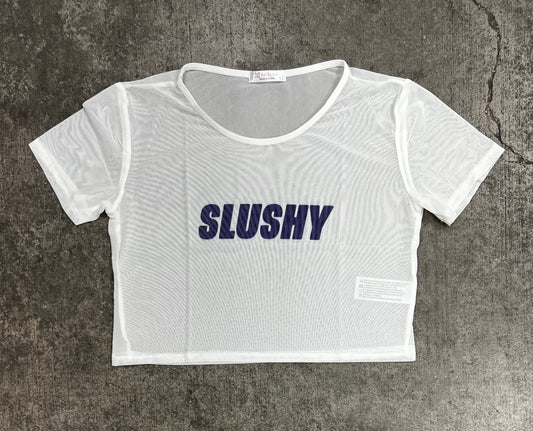 SLUSHY Mesh Crop Short Sleeve